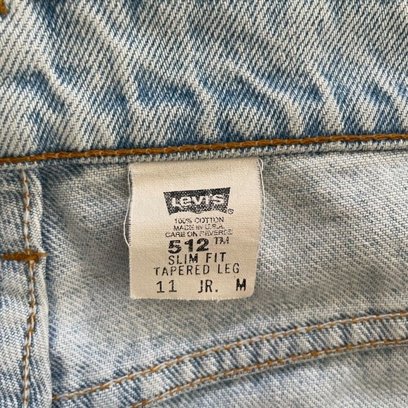 Levi's 512 W28 L30.5 slim fit tapered leg 80's Vintage mom levis 28 - Picture 11 of 12